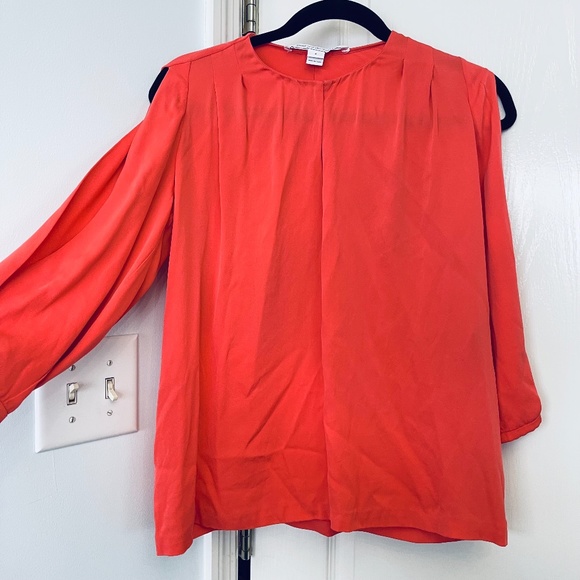 Diane Von Furstenberg Coral Tunic, sz 4 - Picture 11 of 12